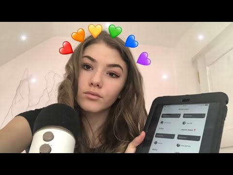 ASMR- EURE Namen vorlesen! Part 2! 💘 | (ASMR Deutsch, German)