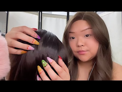 ASMR girl that's OBSESSED with YOU plays with your Hair (ur the mean popular girl) 💆🏻‍♀️💁🏼‍♀️ (reali