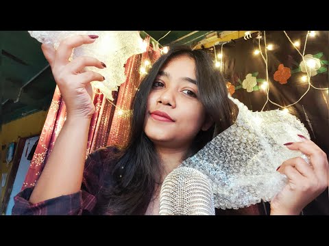 INDIAN ASMR- BUBBLE WRAP MIC SCRATCHING (Brain Melting)