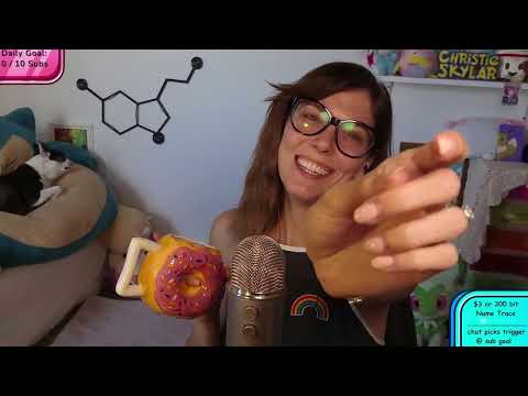 Live ASMR for 3 hours ✨ chill chats, tingly triggers, soft singing | live 6.3.26
