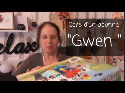 #asmr français colis d'un de mes abonnés Gwen qui vient tout droit d'Allemagne merci du fond du cœur
