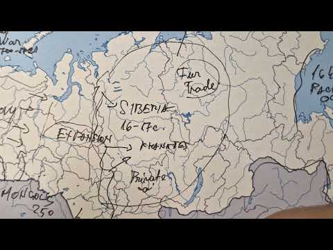 ASMR: How Russia Became so Huge - Historical & Quirky Facts [ ASMR history & map tracing ]