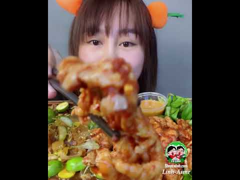 #shortvideo LINH-ASMR eating chickenfeet #asmr