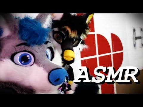 [Furry ASMR] Rali and Snowball give you an ear massage at the mall :3c