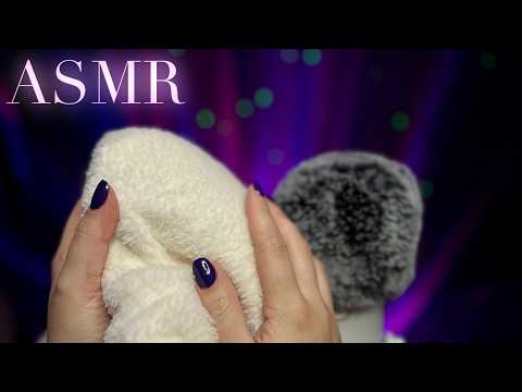 ASMR Slow & Gentle for Instant Relaxation 💤 Mic Scratching, Fabric, Brushing, Whispering