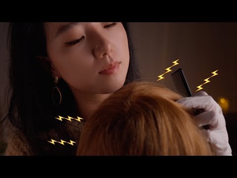 ASMR Your Scalp Looks Itchy… Let Me Check 👀 (scratching, brushing, lice check)