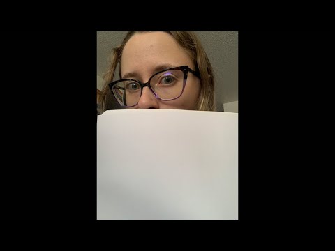 Paper-Themed ASMR Livestream!