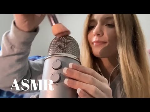 Mic Brushing, Hand Movements, & Positive Affirmations ASMR 