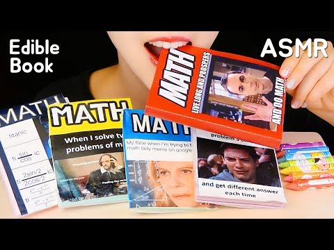 EDIBLE BOOK ASMR EDIBLE SCHOOL SUPPLIES ASMR EDIBLE PAPER, EDIBLE CRAYON, ICE CREAM ASMR