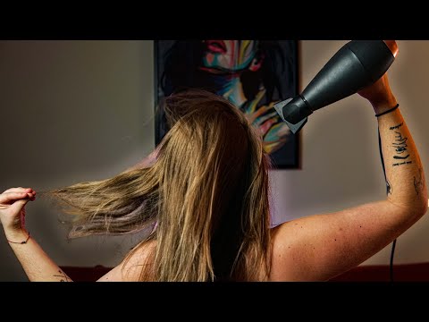 Relaxing Hair Dryer Sounds ASMR - Take away the stress