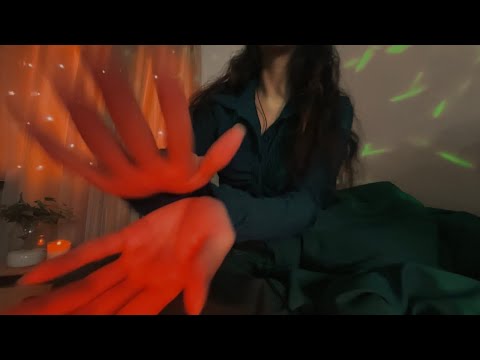 ASMR Intense Massaging your Brain Reiki Style (fast and aggressive hand sounds, no talking)