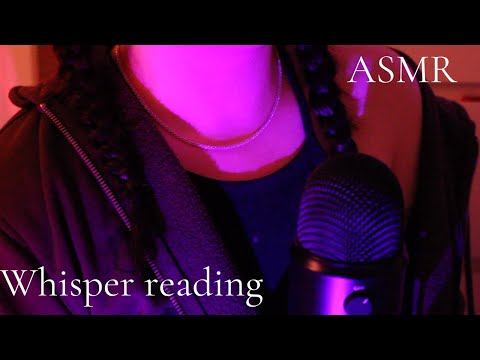 ASMR scary story clicky whisper reading 👻🎃