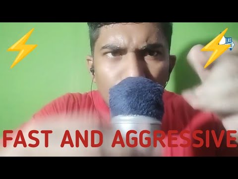 ASMR FAST AND AGGRESSIVE⚡🔥