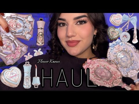 ASMR HAUL DEL MAQUILLAJE MÁS BONITO DE INTERNET 💄🌏 | Flower Knows  