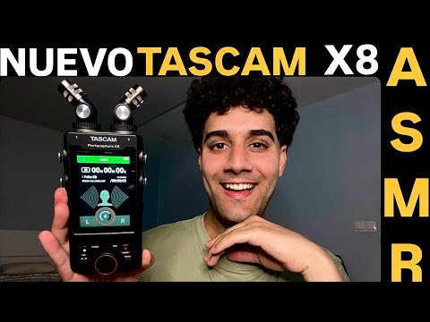 ASMR || nuevo tascam portacapture x8 || super relajante