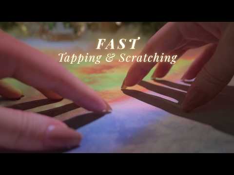 ASMR Fast Tapping & Scratching⚡ Intense Tingles🍃 (with BGM)