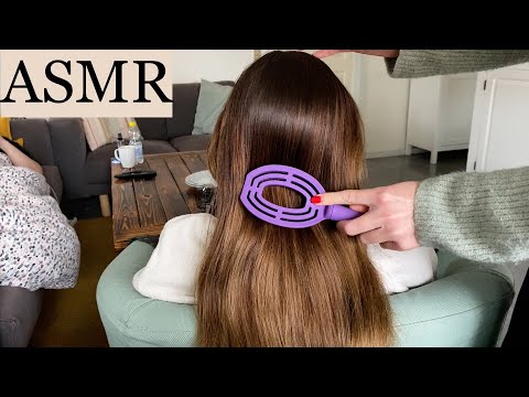 ASMR | 💖 SEMI FAST HAIR PLAY 💖 Spraying, brushing, tapping, braiding & hair scratching (no talking)