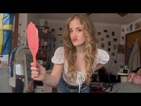 ASMR Positive Affirmations ✨you look beautiful✨ personal attention grwm (things aren’t going right)