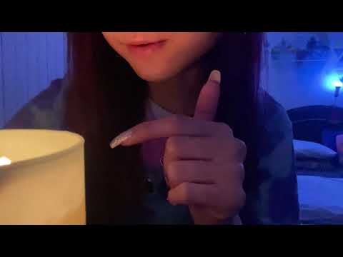 ASMR Soft-Spoken Ramble + Candle Tapping 😌