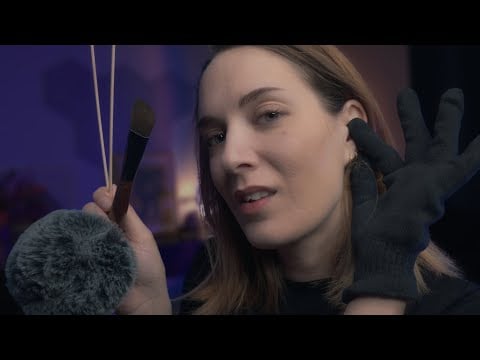 ASMR Ear Scratching Session Therapy French & English – Super Close Ear Attention for Sleep