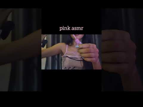 all pink asmr 🩷 #asmr #relax #asmrsounds #lofi #skincare #tingles #tapping #lofiasmr #pink