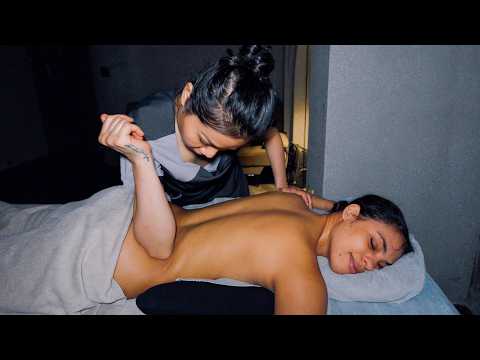 ASMR: Relaxing Hot Stone Massage with Oil | Full Body Treatment Vietnam