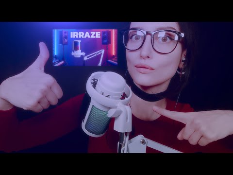 АСМР обзор бюджетного микрофона IRRAZE 🎙️😻