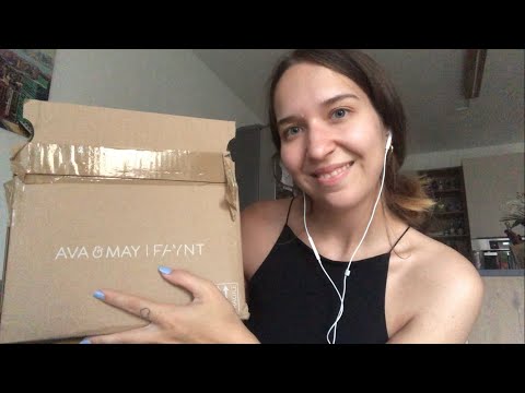 ASMR Unboxing 📦✨ | Ava & May Surprise Package (Tapping, Scratching, Whisper Ramble)