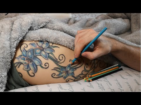 ASMR Tattoo Tracing