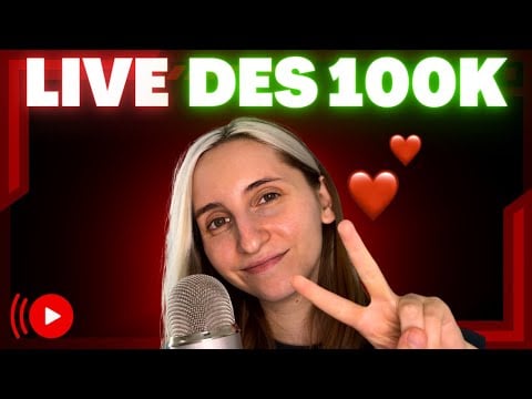 ASMR FR | 🔴 ON FÊTE LES 100 000 abonnés en DÉTENTE #asmrfr #asmr #asmfrançais