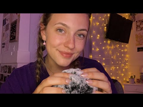 ASMR Inaudible Whispering & Mic Brushing💤