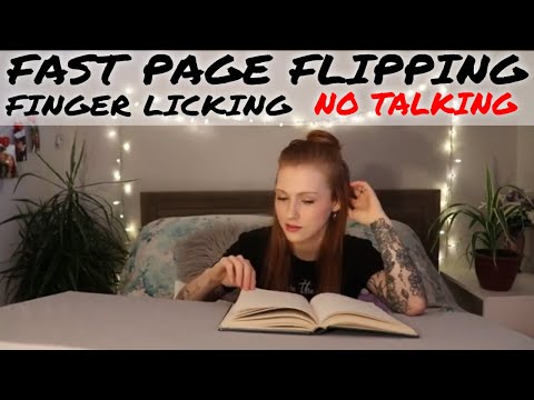 Page Flipping ASMR, Book sounds ASMR, Finger Licking ASMR, No Talking ASMR, Page Sounds ASMR