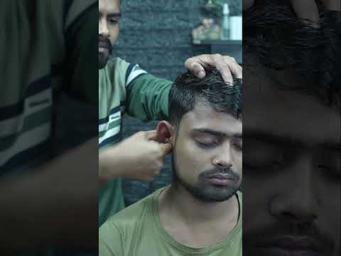 Indian Barber Ear & Head Massage: Unwind & Tingle ASMR #shorts