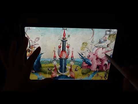 ipad ASMR 💗🧡🧡Reading Body Art--Daily Art App--Chinese-Whisper-Click