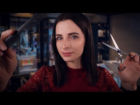 ASMR Deutsch: Friseur Roleplay ✂ Haare schneiden und einschlafen (Soft Spoken German ASMR) | 4K