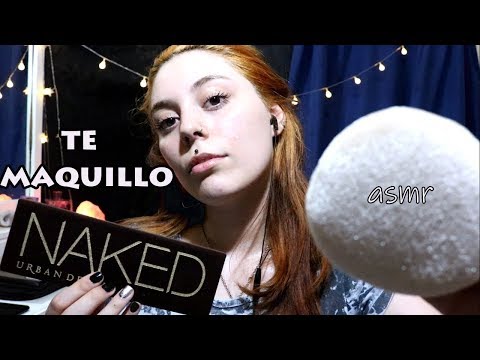 ASMR esp TE MAQUILLO PARA TU CITA.- Roleplay