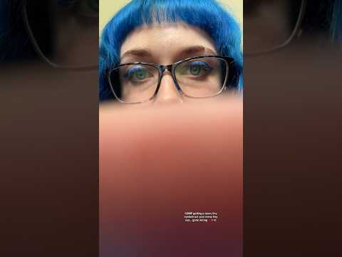 ASMR getting a teeny tiny eyelash out your teeny tiny eye… gone wrong 🩸👄👁️ #shorts #asmr