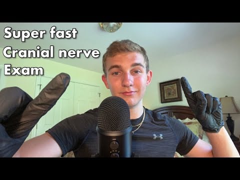 Asmr insanely fast cranial nerve exam