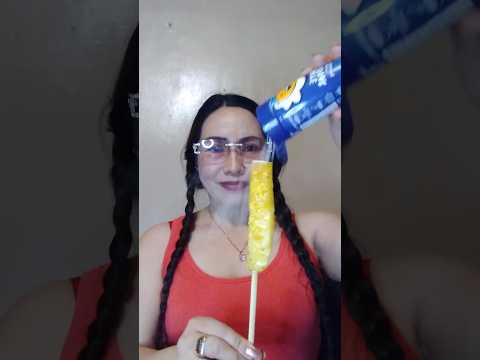 EATING PINEAPPLE WITH CHEEDAR#shortsfeed #mukbang #everyone #food #viral #eatingshow #asmr #foodie