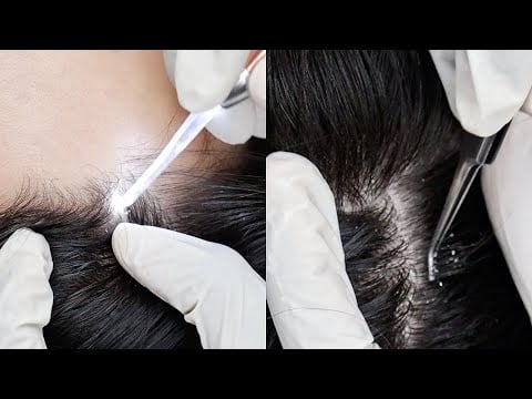 1 HR Attentive HAIRPLAY ASMR for DEEP SLEEP | Sending tingles down your back ☁️ | NO TALKING