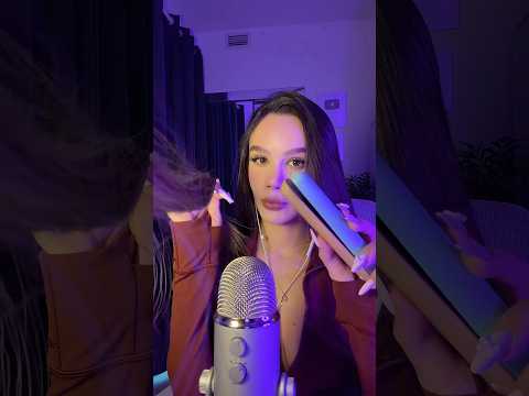 Relaxing hairplay ASMR 😴 Tingly brushing & styling #asmr #asmrvideo #asmrsound #sleep #tingles