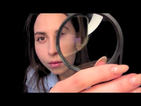 ASMR: Female Detective Studies Your Face Roleplay (Personal Attention)