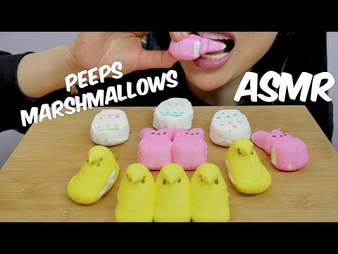 ASMR Peeps MARSHMALLOWS (Eating Sounds) No Talking | SAS-ASMR