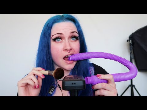 ASMR MEGA SENSITIVE Tascam Tingles (TAPPING, BRUSHING, TUBES & MORE) 😴