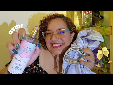 ASMR TE ARRUMANDO para o RÉVEILLON 🎆🩷