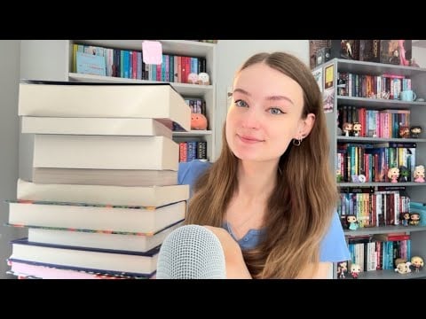 ASMR Massive Book Haul! (Book triggers and close whispers) 