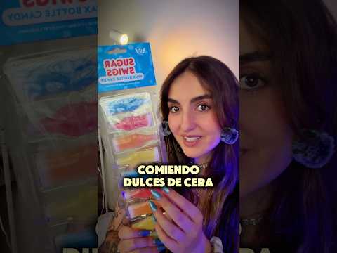 Dulces de CERA? #asmr #cera #comida #humor
