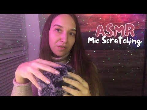 ASMR Mic Scratching (3 ways) ✨ | no talking  (Intense Mic Sounds, Bare Mic, Foam Cover, Fluffy Mic)