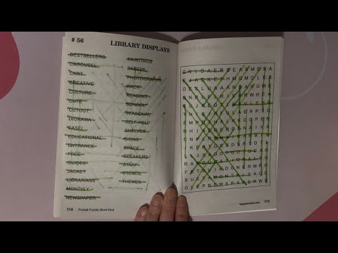 ASMR Doing #56 In Word-Finds
