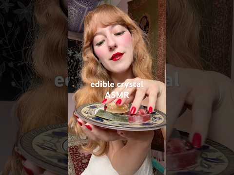 part 1 of tasting edible crystals 💎 #asmr #candyasmr #ediblecrystals